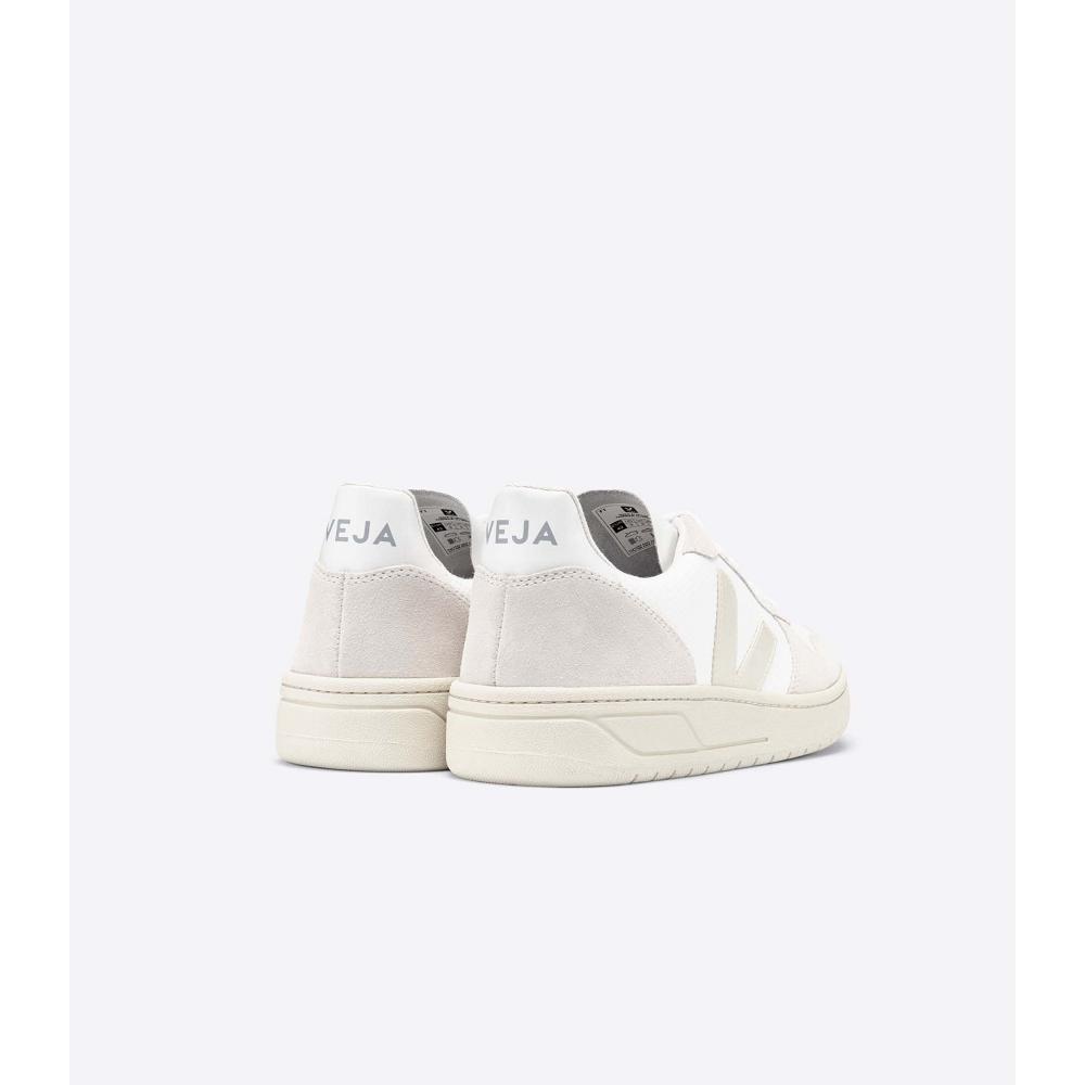 Veja V-10 B-MESH Tenisky Panske White/Beige | SK 336GSO